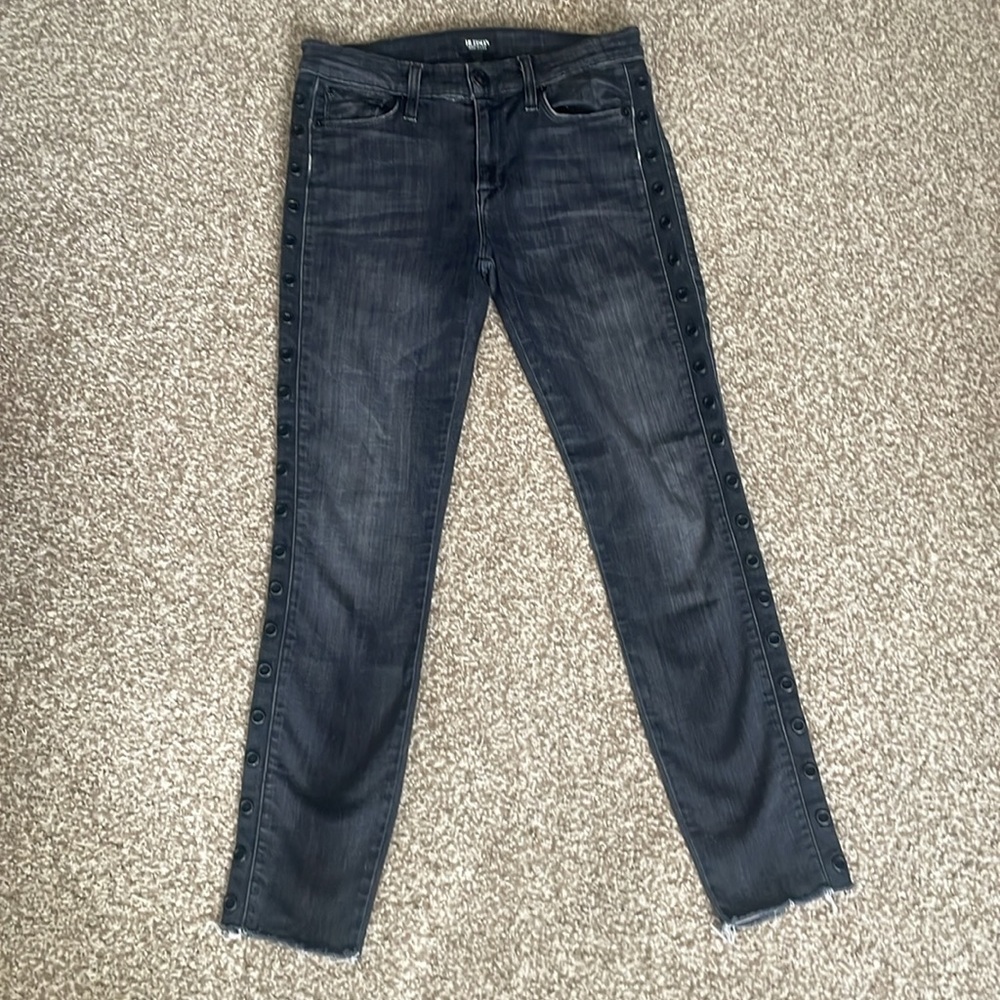 Hudson Luna Midrise Crop S.S. Raw Hem Jeans - Picture 2 of 8